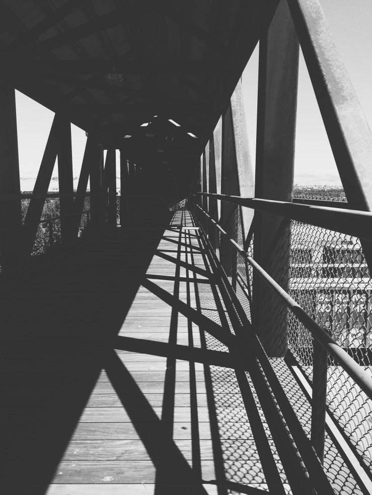 The bridge to River Walk